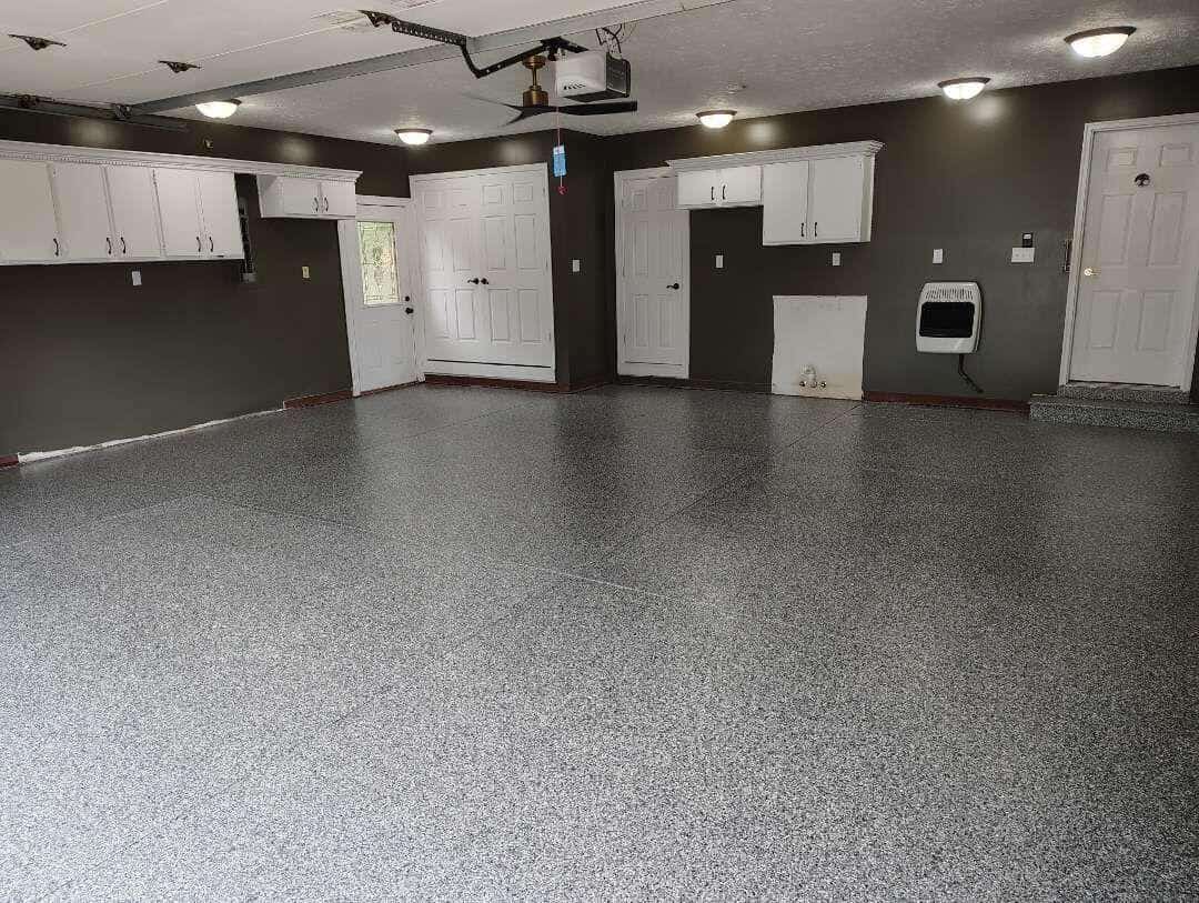 Epoxy garage floor coating installed by GatorGuard in Cincinnati, OH